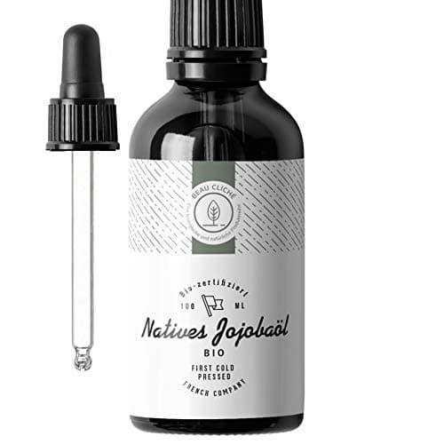 BIO Jojobaöl 100ml - Rein, Kaltgepresst - Reinigung und Pflege für Haut und Haare - Glasflasche
| 100ml BIO Jojobaöl -