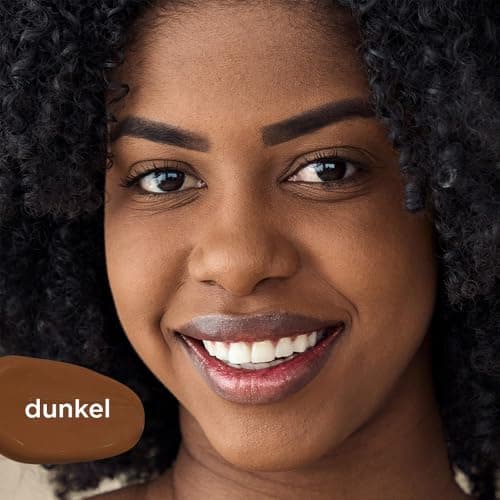 JUNGLÜCK Getöntes Gesichtsserum Vegan mit Hyaluronsäure - Gesichtspflege für ein natürliches No-Makeup-Look - Hell