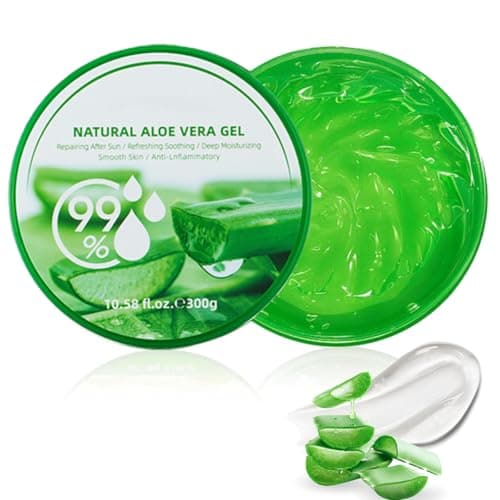 Natürliche Aloe Vera Feuchtigkeitscreme 99% Organisch Für Gesicht Und Körper - After Sun Pflege & Trockenheitsprobleme