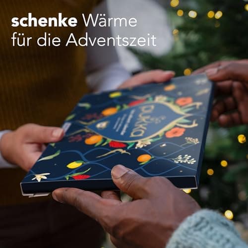 Pukka Bio Tee Geschenkset Wohlfühlkalender 2025 12 Tee Varianten EU Organic Soil Association