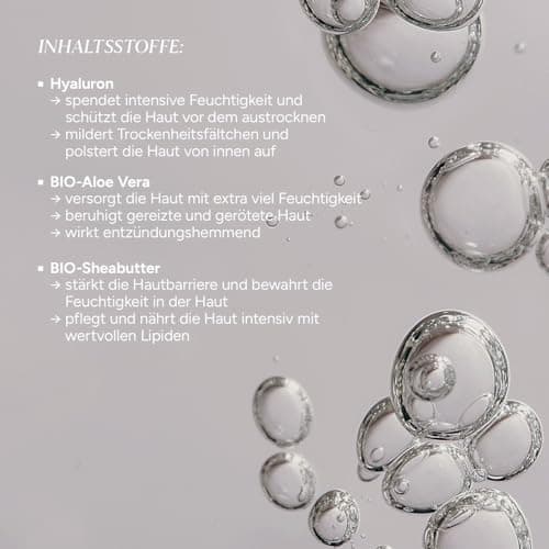Hyaluron Creme Hochdosiert Gesicht Anti Aging Feuchtigkeitscreme
| JUNGLÜCK Hyaluron Creme Gesicht Tages- & Nachtcreme