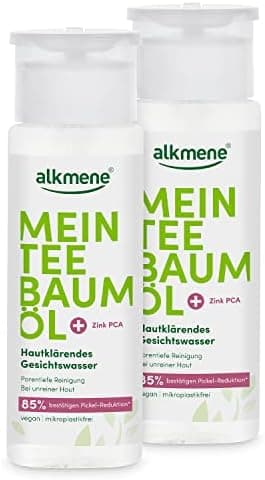 Mein Teebaumöl Gesichtswasser 2x 150 ml Pickelreduktion - natürlichen Teebaumöl, vegan & klimaneutral, mud-alpha Pickeln
