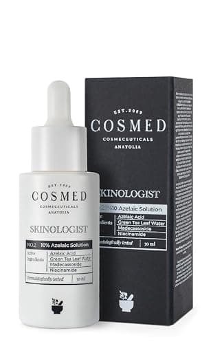 Cosmed Azelaic Solution - 10% Azelainsäure Gesichtsserum für Akne - Dermatologisch getestet - 30 ml  
Cosmed Azelaic Sol