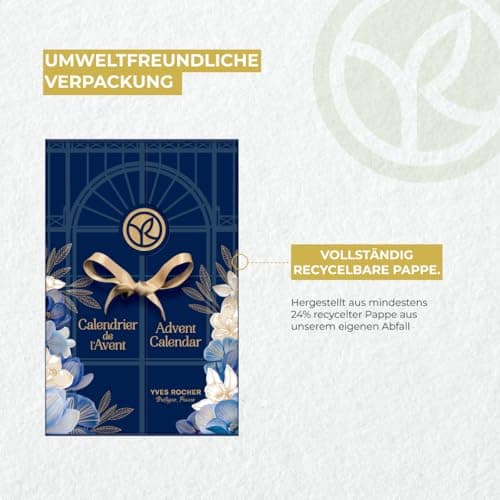 Yves Rocher Kosmetik Adventskalender - Geschenk mit 24 Überraschungen - Gesichtspflege & Make-Up - Frauen - Limitierte A