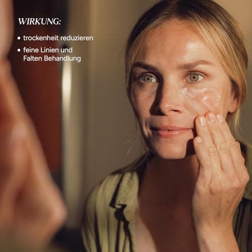 JUNGLÜCK Hyaluron Creme Hochdosiert Gesicht Mittel - Anti-Aging Feuchtigkeitscreme für reife Haut - ideal für Nacht & T