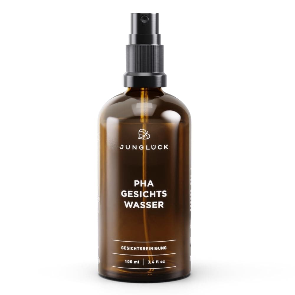 JUNGLÜCK PHA Gesichtswasser Veganer Mild Spray Toner | Klärt porentief, reinigt ohne Alkohol für empfindliche Haut | Pee