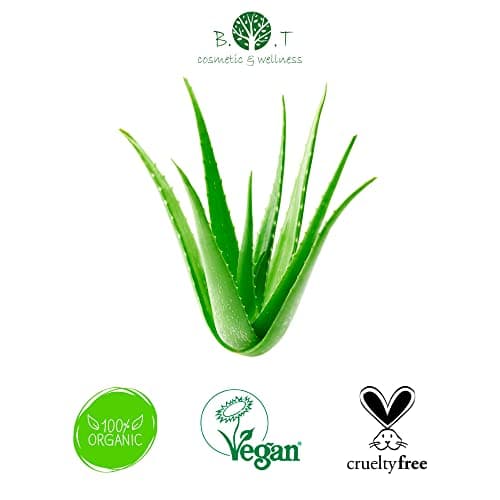 100% Reines Aloe Vera Gel für Gesicht und Körper - Feuchtigkeitscreme direkt aus Lanzarote Spanien - Trockene Haut leic
