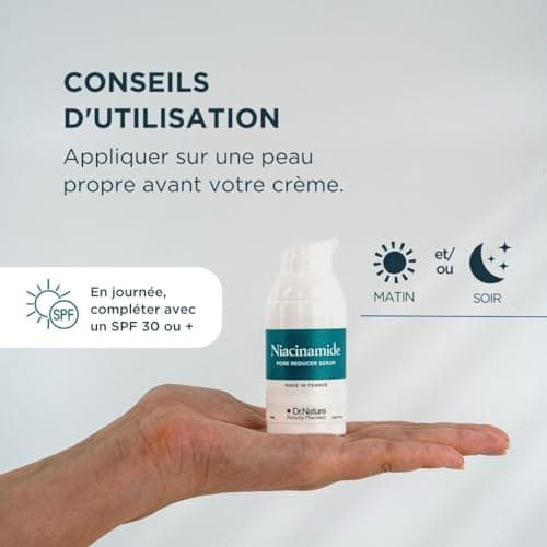 10% Niacinamid + 1% Zink - Skin Serum für Fettige, Misch- und empfindliche Haut - Minimiert breitere Poren und reguliert