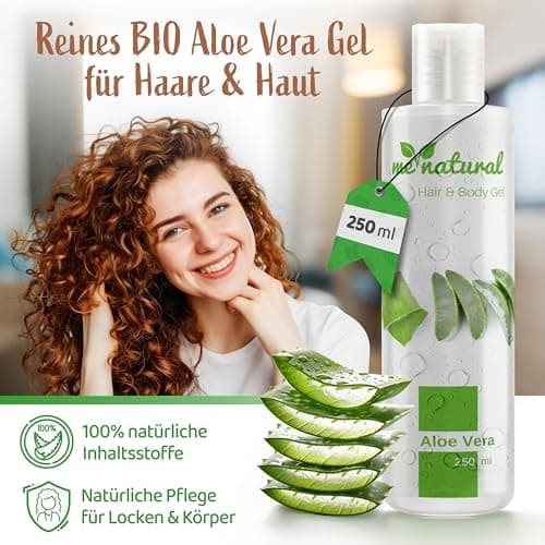 Bio Aloe Vera Gel Haare & Körper 2in1 | Made in Germany | Biologisches Aloe Vera Haar- und Körpergel 100 % Bio  
Bio Alo