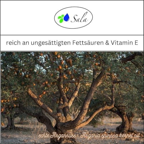 Sala Jojobaöl kaltgepresst BIO für Baby & Kind in Glasflasche 1 L EU Organic