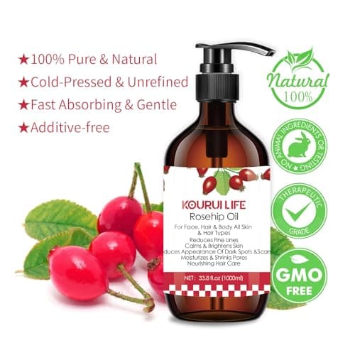 Jojobaöl Bio 1L - Hautpflege-Öl für Gesicht, Körper, Haare und Bart - 100% Rein und NatürlicheÖlös für natürliche Haut-