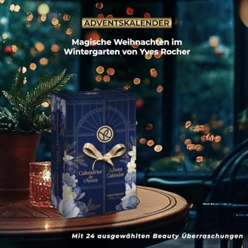 Yves Rocher Kosmetik Adventskalender - Geschenk mit 24 Überraschungen - Gesichtspflege & Make-Up - Frauen - Limitierte A