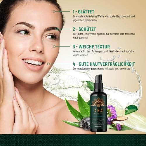 NIACINAMIDE SERUM 10% - Vegan & Bio - ANA Naturkosmetik - Bekommt überflüssiges Öl und Rötungen unter Kontrolle - Verkle