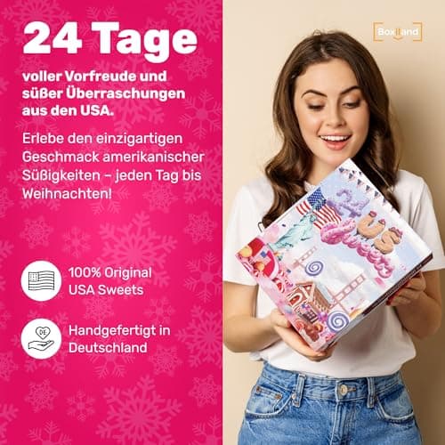 UMBRELLA® Retro Vintage Adventskalender 24x Süßigkeiten – Erinnerungen aus den 80ern, 90ern & 2000ern – Perfekt zum Nasc