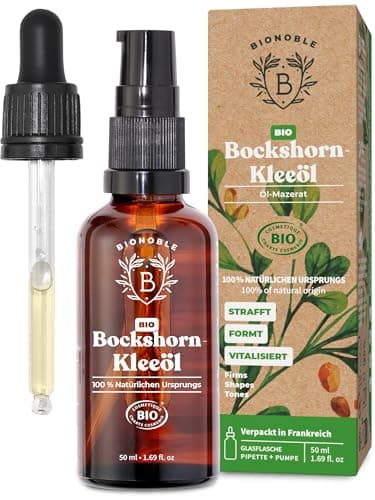 BIONOBLE Jojobaöl Bio Kaltgepresst für Sehnenpflege und Pickelregulation - Haare, Gesicht, Körper, Nägel - Hexanfrei, V