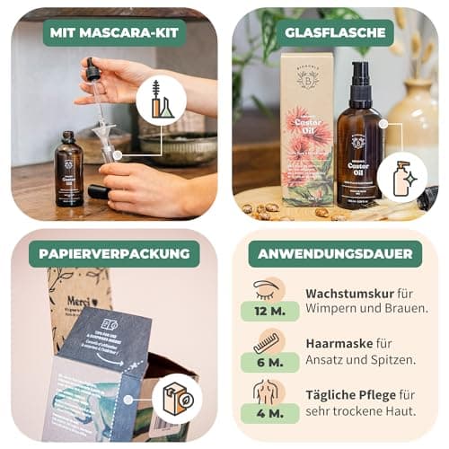 BIONOBLE Jojobaöl Bio Kaltgepresst für Sehnenpflege und Pickelregulation - Haare, Gesicht, Körper, Nägel - Hexanfrei, V