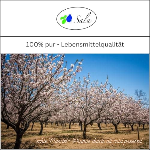 Sala Jojobaöl kaltgepresst BIO für Baby & Kind in Glasflasche 1 L EU Organic