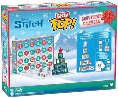 Funko Bitty Pop! Countdown Calendar: Stitch Holiday - Lilo and Stitch - 24 Tage der Überraschung - Sammeln - Geschenkide