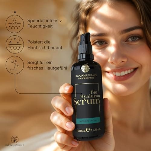 Bio Niacinamide Serum Hochdosiert für reife Haut 100ml • 10% Niacinamide + 1% Zink • Verkleinert Poren & verringert Flec
