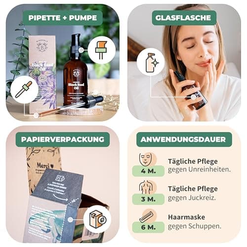 BIONOBLE Jojobaöl Bio Kaltgepresst für Sehnenpflege und Pickelregulation - Haare, Gesicht, Körper, Nägel - Hexanfrei, V