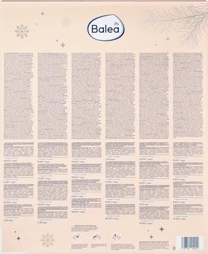 Balea Adventskalender Gesichtskrankheiten - Fürchten Sie sich noch vor Feuchtigkeit oder Schichtungen?
| Balea Adventsk