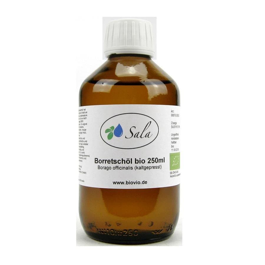 Sala Jojobaöl kaltgepresst BIO für Baby & Kind in Glasflasche 1 L EU Organic