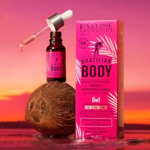 Eveline Cosmetics Brazilian Body Selbstbräunungs-Tropfen für aktive Frauen - Outdoor Aktivität & Sonnenschutz
| Eveline