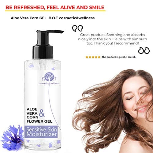 100% Reines Aloe Vera Gel für Gesicht und Körper - Feuchtigkeitscreme direkt aus Lanzarote Spanien - Trockene Haut leic