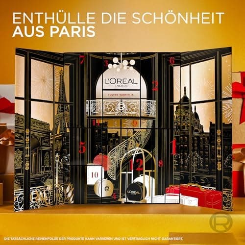 L'Oréal Paris Geschenkset 2025: 12 Beauty-Überraschungen für kleine Luxusmomente
| L'Oréal Paris Weihnachtsgutschein: 1