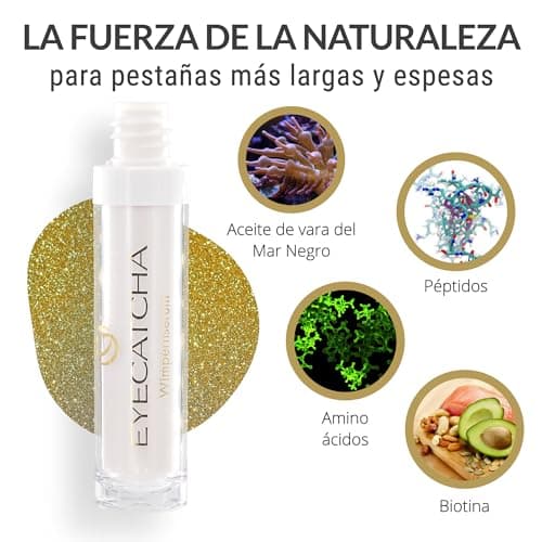 Wimpernserum hormonfrei - mit Black Sea Rod Oil – Wimpern Booster für lange Wimpern | Testgewinner 2025 | 3ml