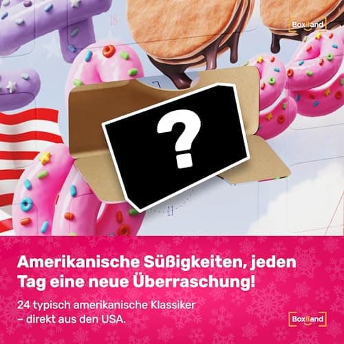 UMBRELLA® Retro Vintage Adventskalender 24x Süßigkeiten – Erinnerungen aus den 80ern, 90ern & 2000ern – Perfekt zum Nasc