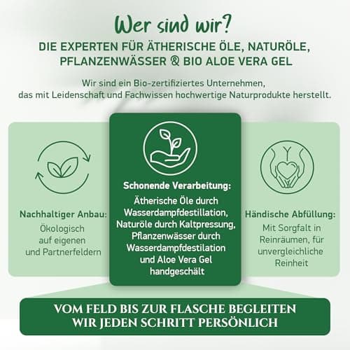 Bio Aloe Vera Gel - Feuchtigkeitscreme Gesicht & Körper | Made in Germany - Pure Blattsäfte enthalten