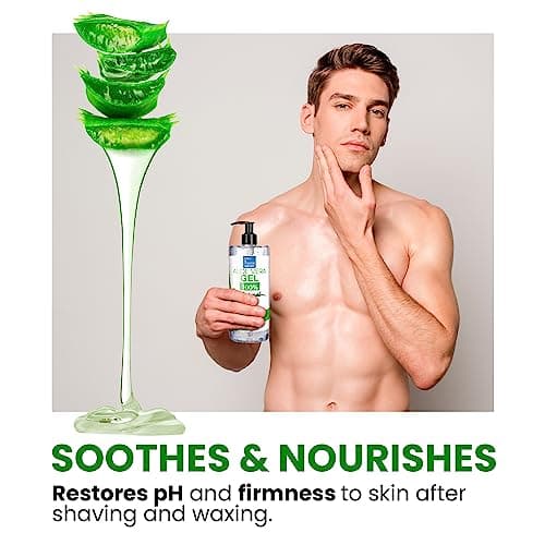 **100% Reines Aloe Vera Gel aus Bio-Pflanzen der Kanarischen Inseln für Babys und Haustiere, Feuchtigkeitscreme, Gesich