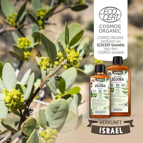 Jojobaöl Bio - Rein, Natürlich & Kaltgepresst, Vegani für Haare und Nägel