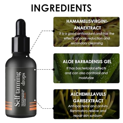 Selbstbräunungstropfen 30 ml für sanfte Bräune und individuelle Gesichtsbräunung