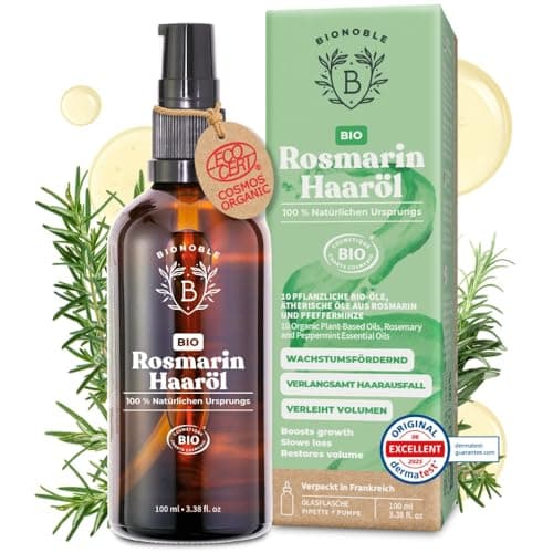 BIONOBLE Jojobaöl Bio Kaltgepresst für Sehnenpflege und Pickelregulation - Haare, Gesicht, Körper, Nägel - Hexanfrei, V