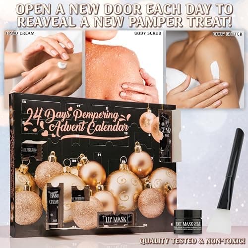 KreativeKraft Adventskalender 2025 Für Frauen Als Teenager Geschenkidee Für Mädchen Fokus Auf Hautpflege Und Beauty Schm