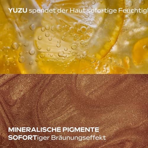 WELEDA Bio Sunkissed Bronzing Serum Drops naturkosmétique Feuchtigkeitsbooster Drops mit Yuzu - Vegan, 30ml für glatte,