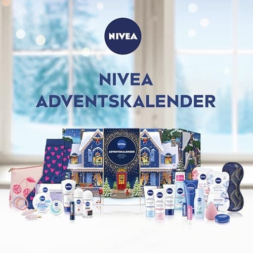 NIVEA Adventskalender 2025 - 24 Türchen mit verwöhnenden NIVEA Pflegeprodukten für die Adventszeit
| NIVEA Adventskalen