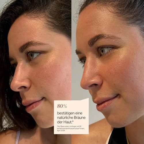 JUNGLÜCK Selbstbräunungskonzentrat - Vegan | Flüssiges Selbstbräuner Serum für sanfte und natürliche Bräune zum Mischen