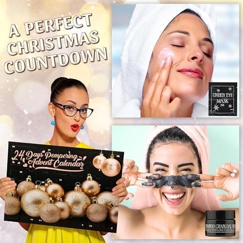 KreativeKraft Adventskalender 2025 Für Frauen Als Teenager Geschenkidee Für Mädchen Fokus Auf Hautpflege Und Beauty Schm