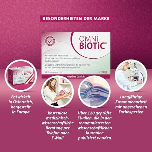 OMNi BiOTiC Adventskalender 2025 | Mikrobiom Adventkalender für Gesundheit | Perfekt zum Verschenken und Selbstgeschenke