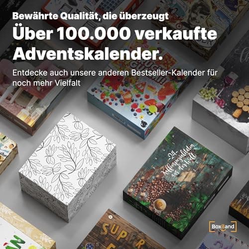 UMBRELLA® Retro Vintage Adventskalender 24x Süßigkeiten – Erinnerungen aus den 80ern, 90ern & 2000ern – Perfekt zum Nasc