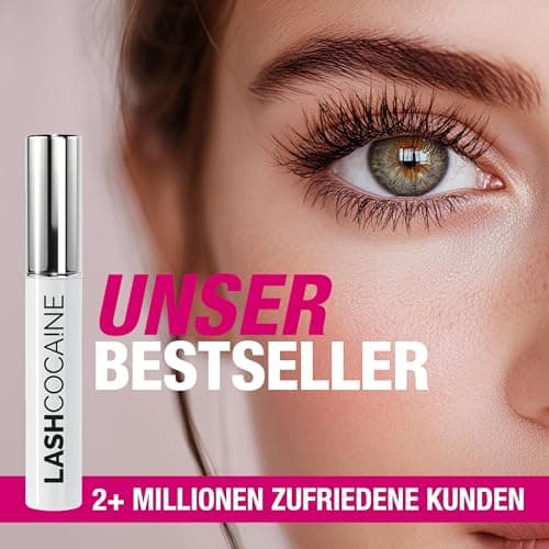 Mini LASHCOCA!NE Wimpernserum für Wachstum & lange Wimpern | veganer Booster aus Deutschland | Testsieger für Wimpernver