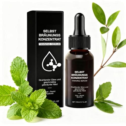 Selbstbräunungskonzentrat Flüssiges Selbstbräuner Serum für natürliche Bräune beim Mixen mit Gesichtsbehandlungen - 15ML