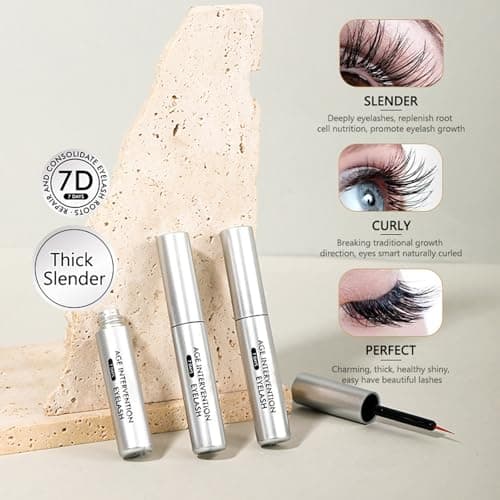 Naturliches Wimpernserum für schnelles Wachstum - Stärkt & Pflegt Wimpern - Für längere, vollere Wimpern - 02 4ml