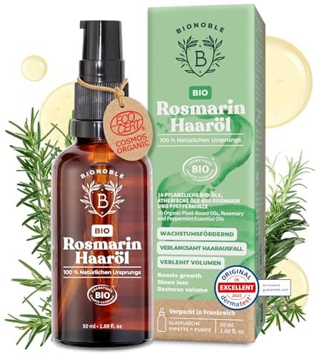 BIONOBLE Jojobaöl Bio Kaltgepresst für Sehnenpflege und Pickelregulation - Haare, Gesicht, Körper, Nägel - Hexanfrei, V