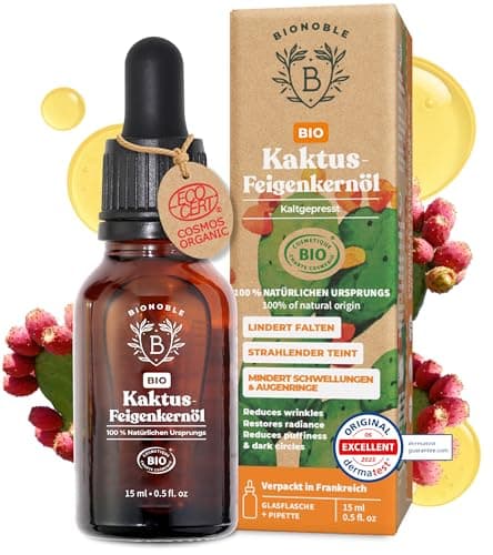 BIONOBLE Jojobaöl Bio Kaltgepresst für Sehnenpflege und Pickelregulation - Haare, Gesicht, Körper, Nägel - Hexanfrei, V