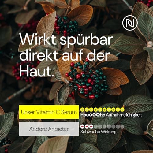 BIO Niacinamide Serum 10% mit Zink & Hyaluron - Porenverfeinerndes Gesichtsserum - Für reife Haut - Made in Germany (100
