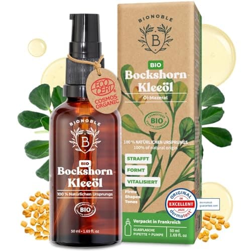 BIONOBLE Jojobaöl Bio Kaltgepresst für Sehnenpflege und Pickelregulation - Haare, Gesicht, Körper, Nägel - Hexanfrei, V